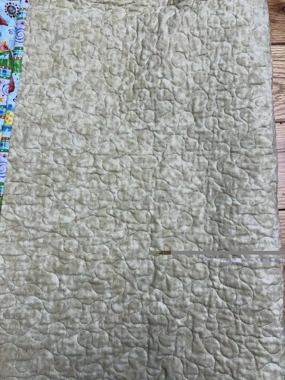 Handmade Baby/Toddler Quilt.  50”x39” Butterflies, Sunshine, multi-color